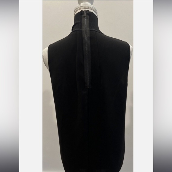 VINCE Black Sleeveless Top Small (Retail $265) - Picture 5 of 16